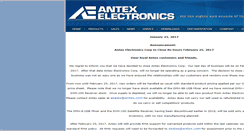 Desktop Screenshot of antex.com